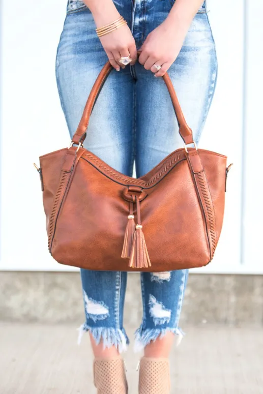 Hamptons Cognac Handbag