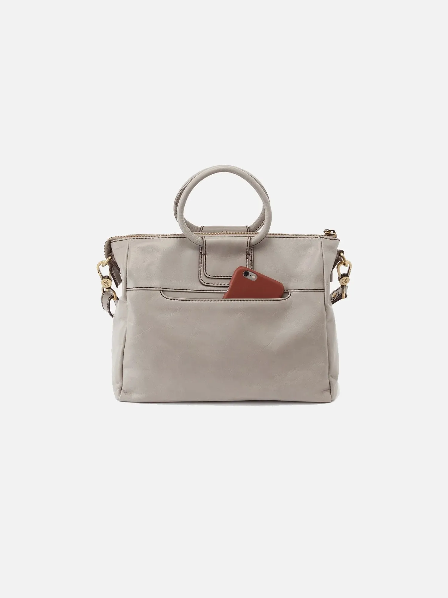 HOBO Sheila Medium Satchel: Polished Leather