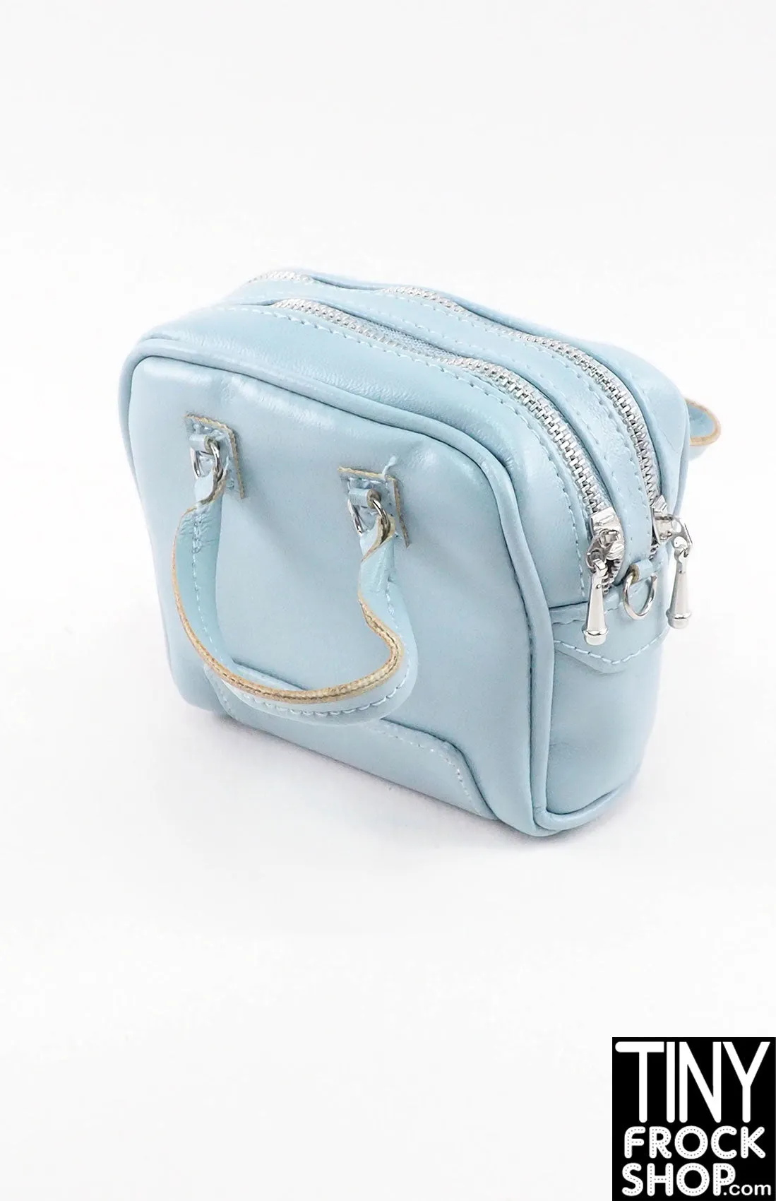 Integrity Monarchs Declan Wake Light Blue Vinyl Weekender Bag