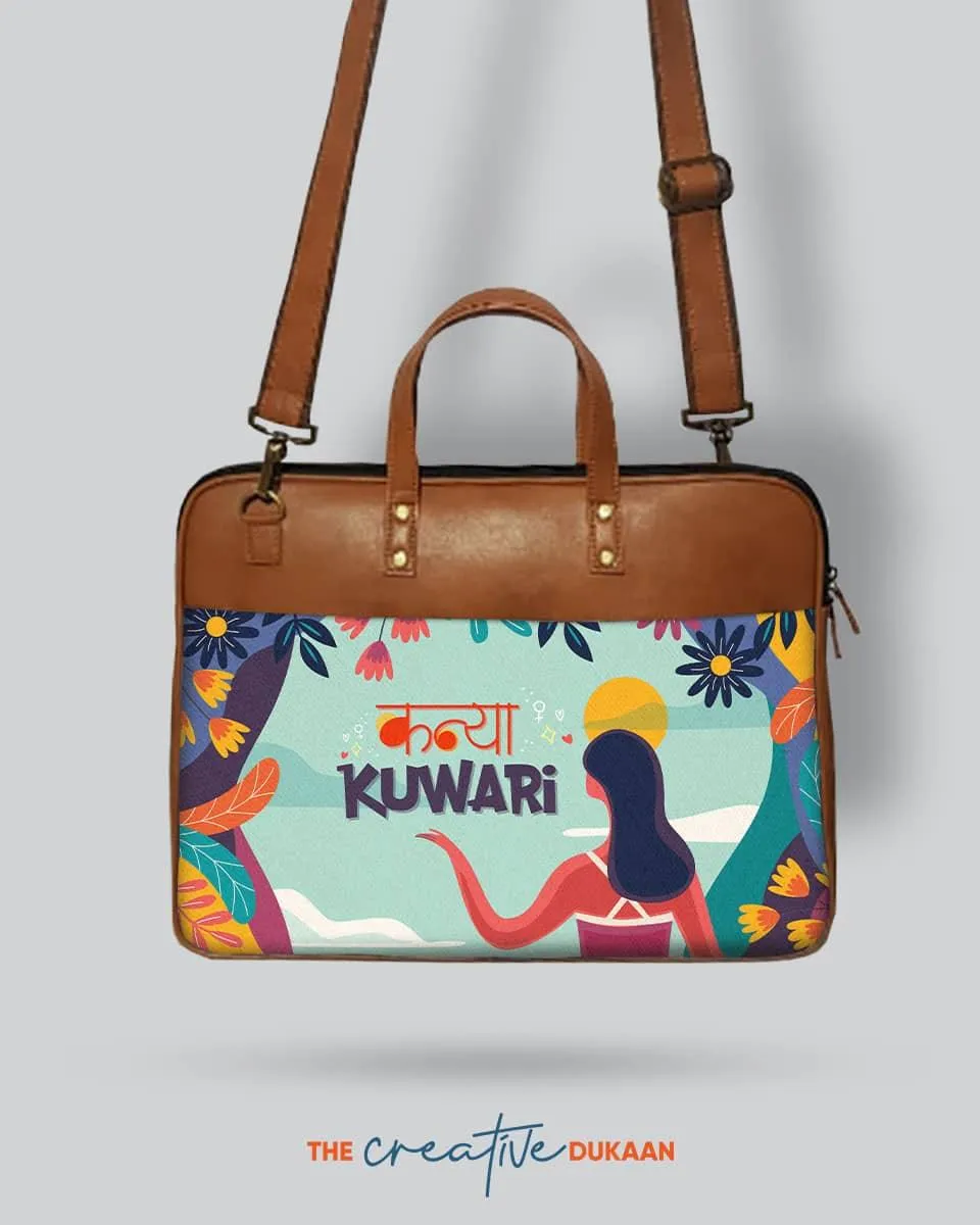 Kanya Kuwari - The Vegan Leather Laptop Bag