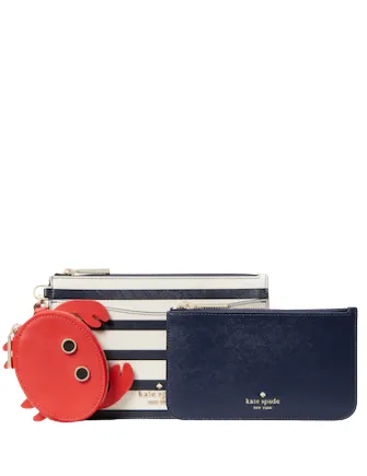 Kate Spade New York Pinch Me Crab Wristlet Set