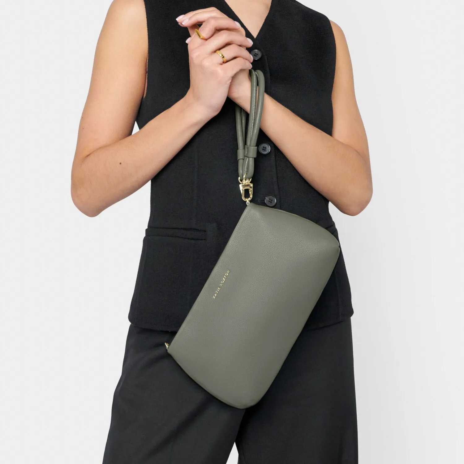 Katie Loxton Graphite Green Asha Wristlet KLB3679