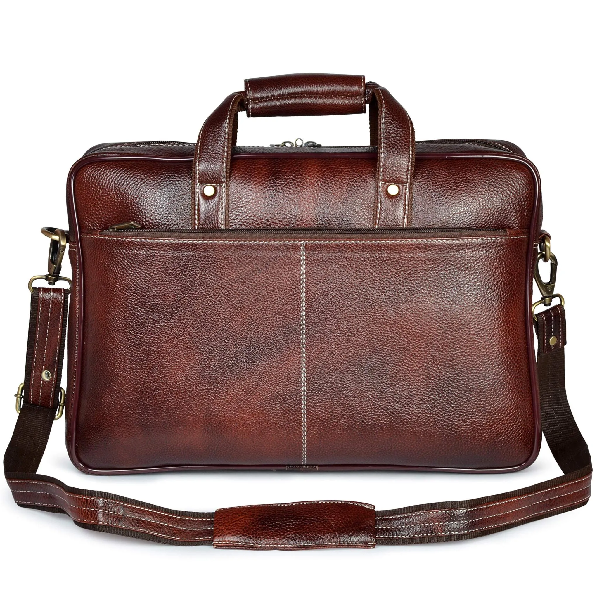 KENTUCKY Leather Laptop Messenger Bag for Men