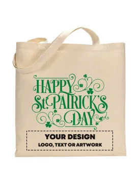 Leafs Happy St Patrick's Day Leaf - St Patrick's Tote Bag