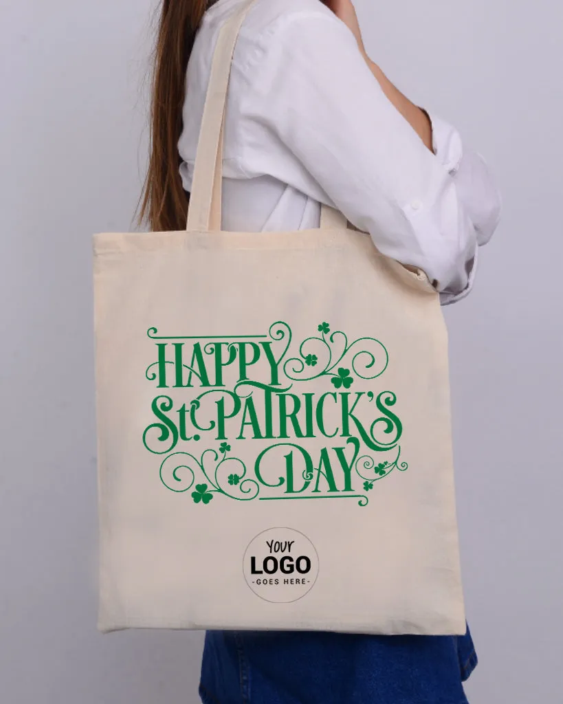 Leafs Happy St Patrick's Day Leaf - St Patrick's Tote Bag