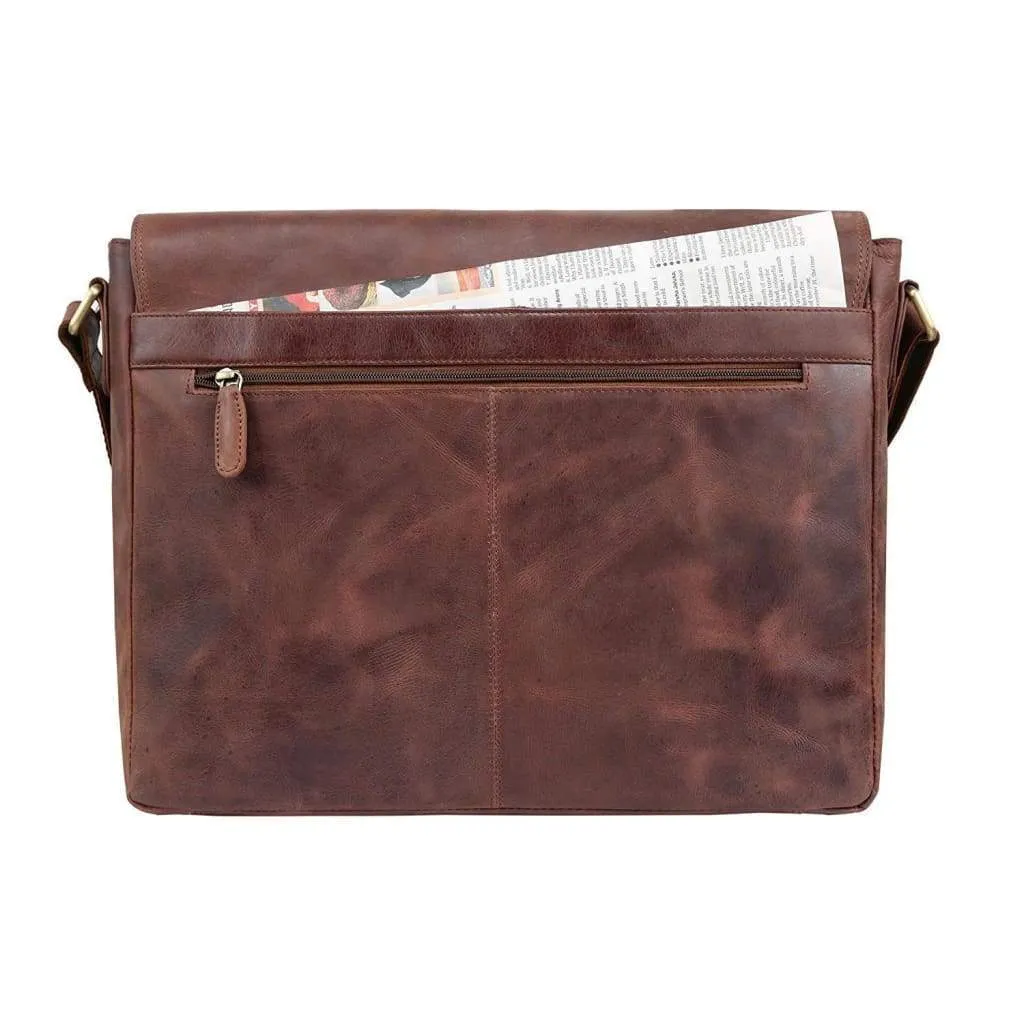 Leather Laptop Bag - Kingston