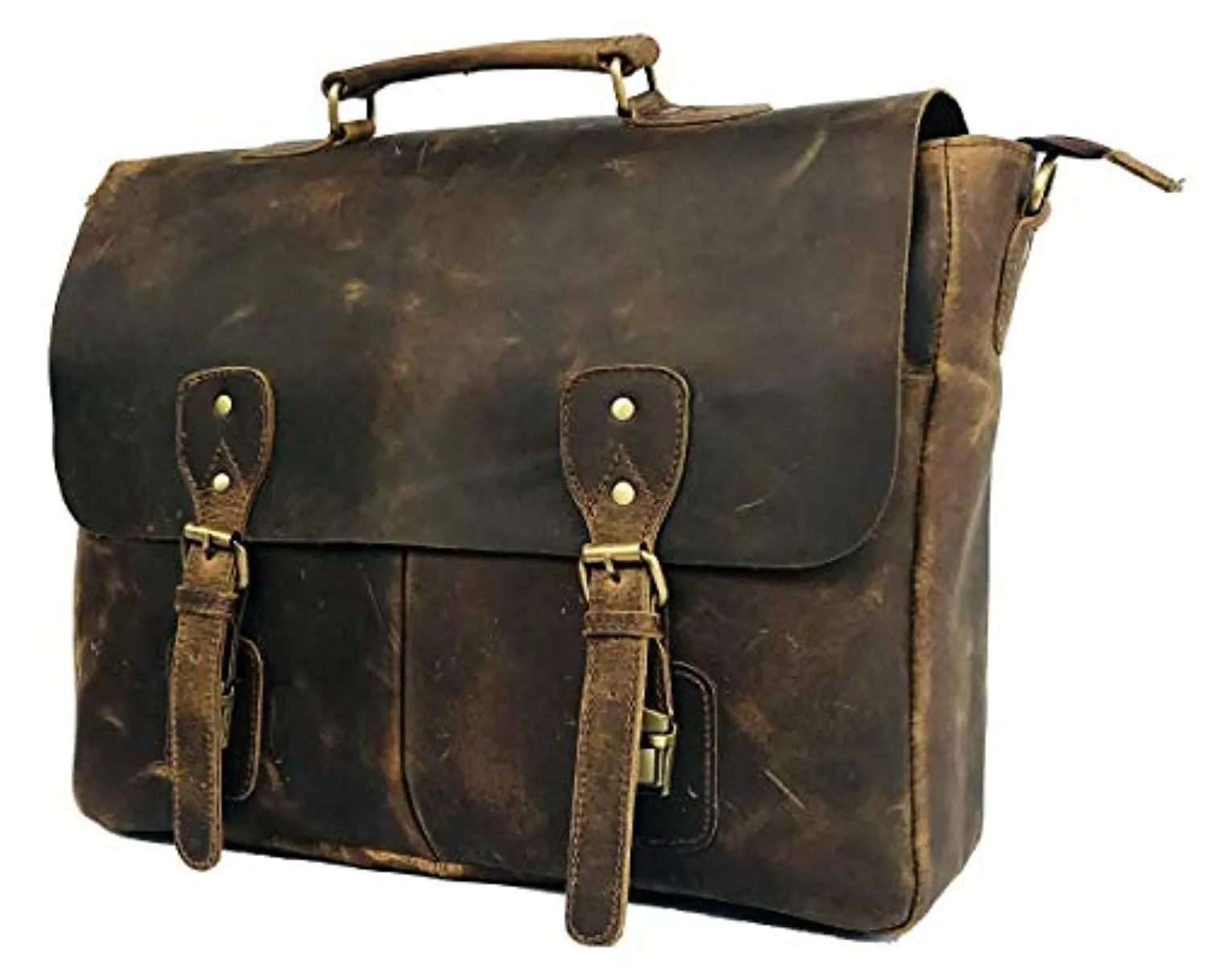 Leather Laptop Messenger B07M7W7HM1 Vintage Couture