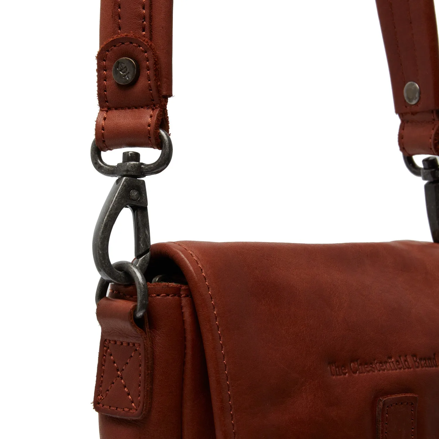 Leather Shoulder Bag Cognac Irma