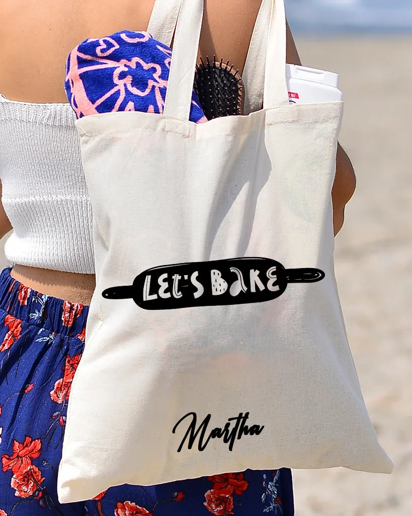 Let's Bake Design - Bakery Tote Bags