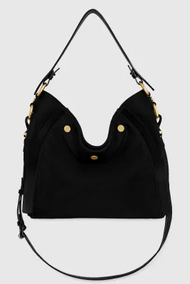 M.A.B. Surplus Hobo Bag In Black