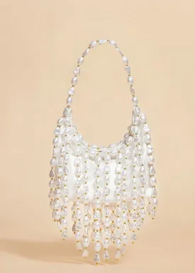 Melie Faux Pearl Drape Boho Festive Bag