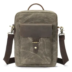 Men's Washed Canvas Crossbody Bag