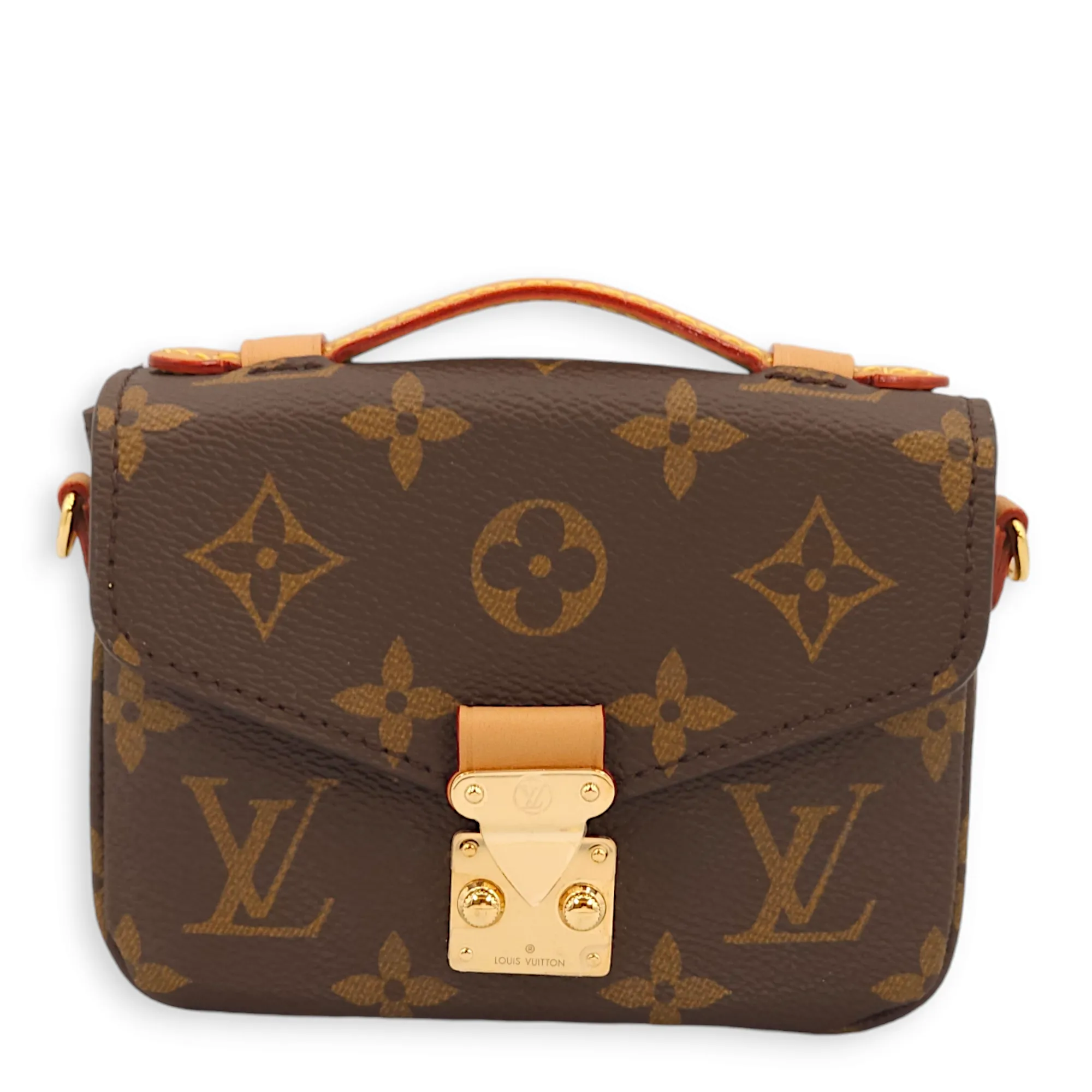 Metis Micro Monogram Crossbody Bag in Canvas