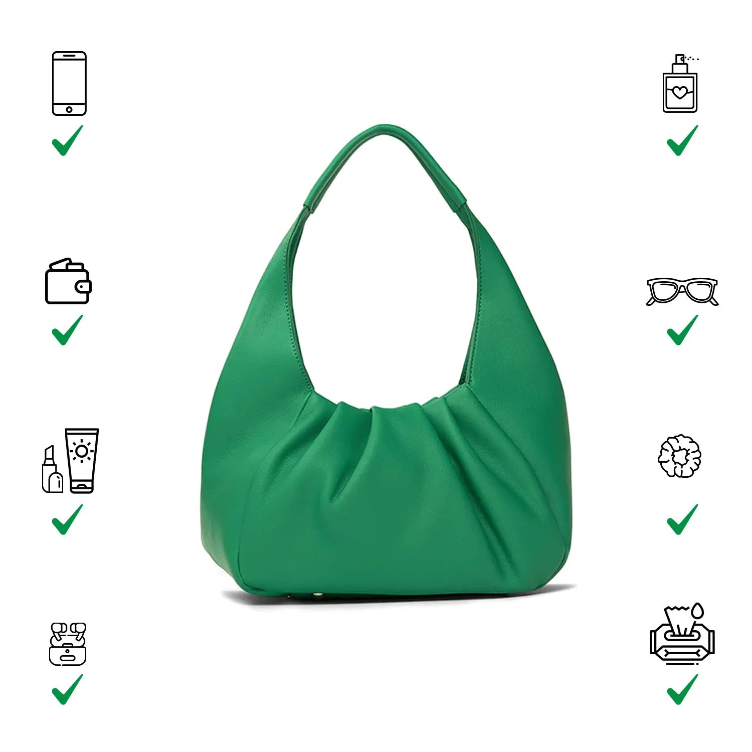 Miraggio Kathy Hobo bag (Green)