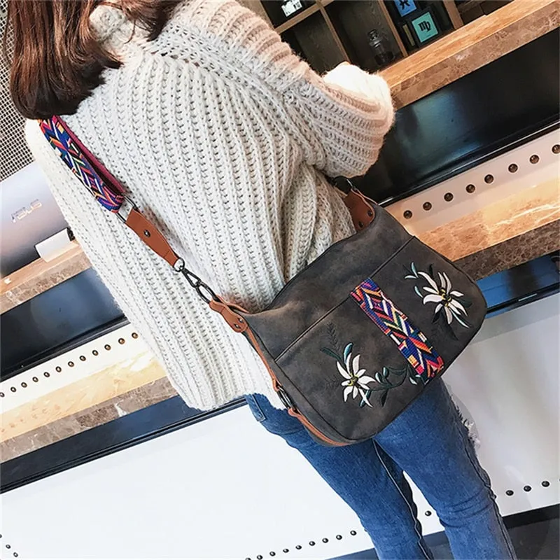 Multifunctional Fashion Women‘s Quality Abrasive Fabric Crossbody Bags