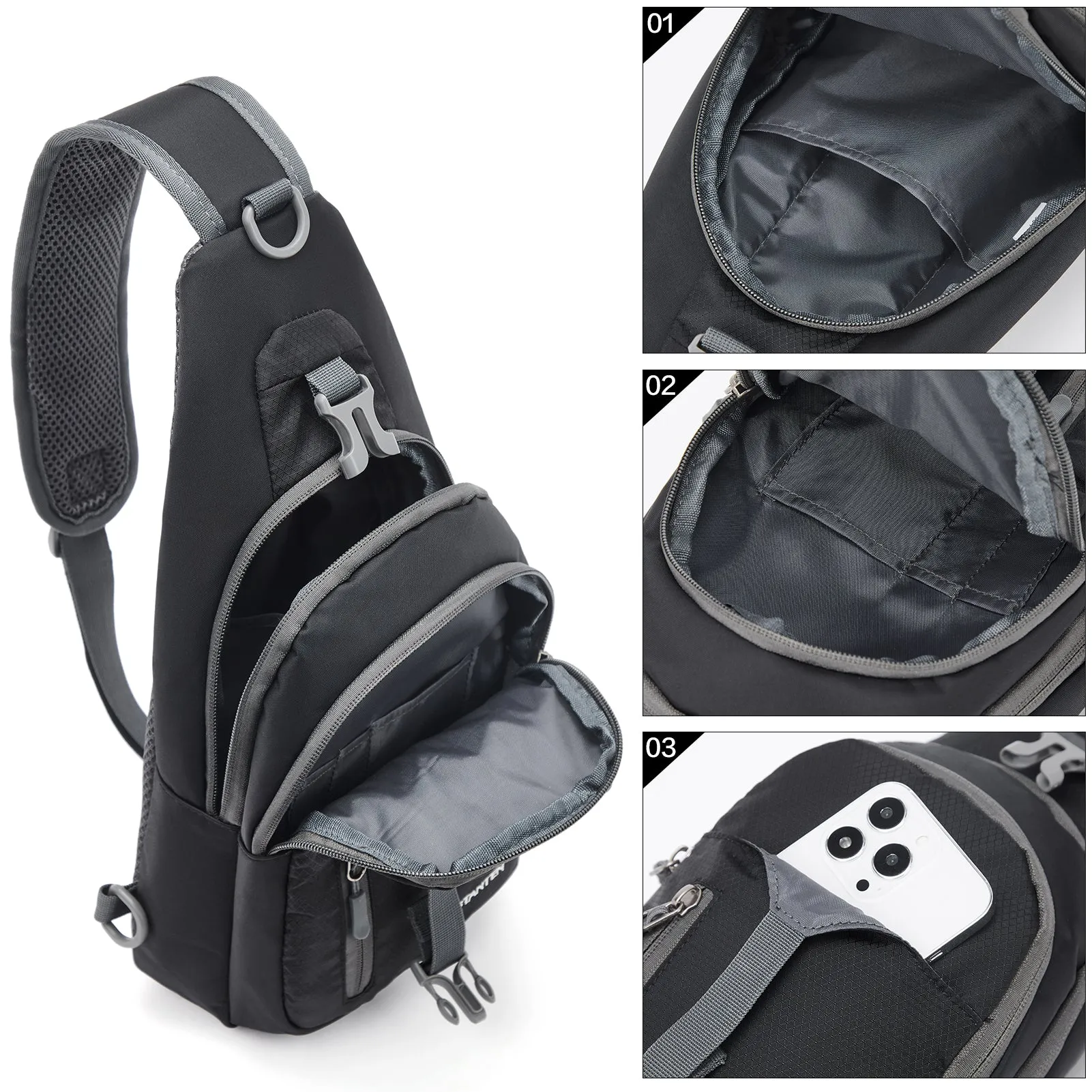 Nova Multi Pocket Hiking Chest Bag