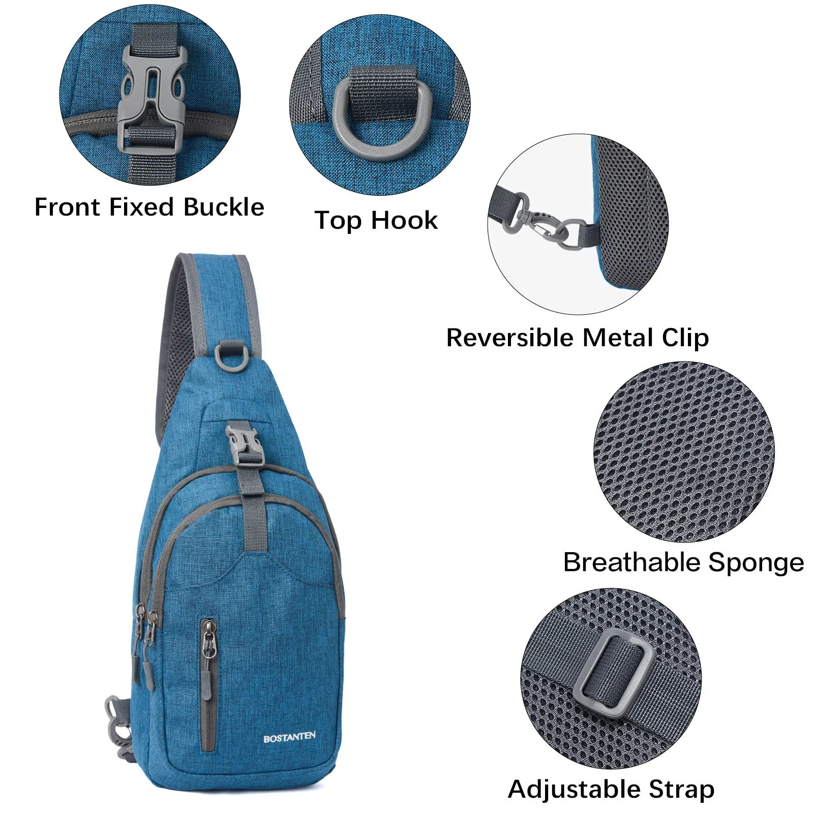 Nova Multi Pocket Hiking Chest Bag