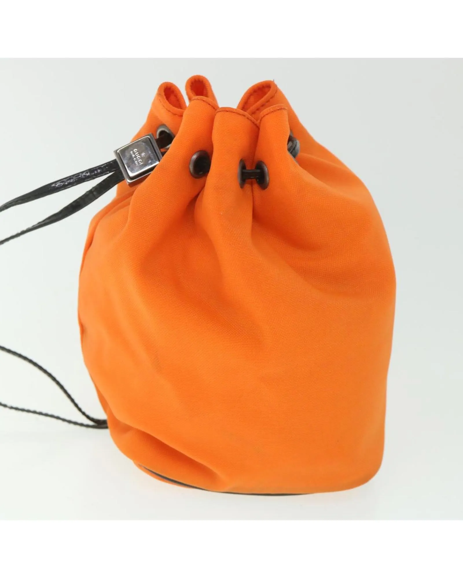 Orange Canvas Pouch with Serial No