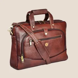 PENNYSYLVANIA Leather Laptop Messenger Bag for Men