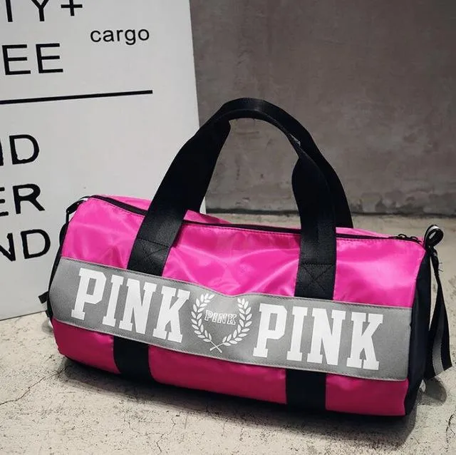 Pink shoulder bag