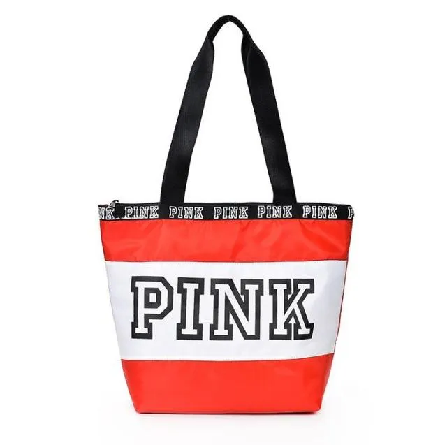 Pink shoulder bag