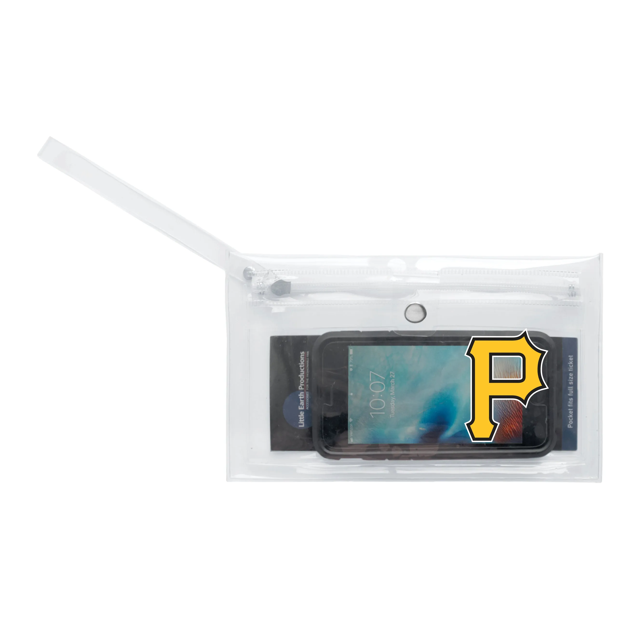 Pittsburgh Pirates Clear Ticket Wristlet