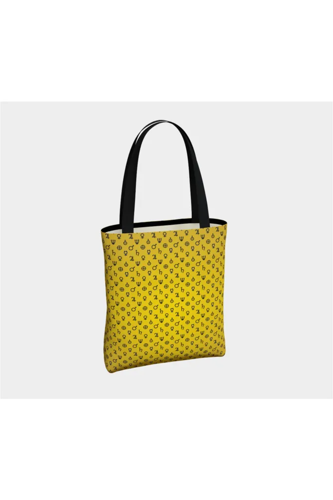 Planetary Symbols Tote Bag