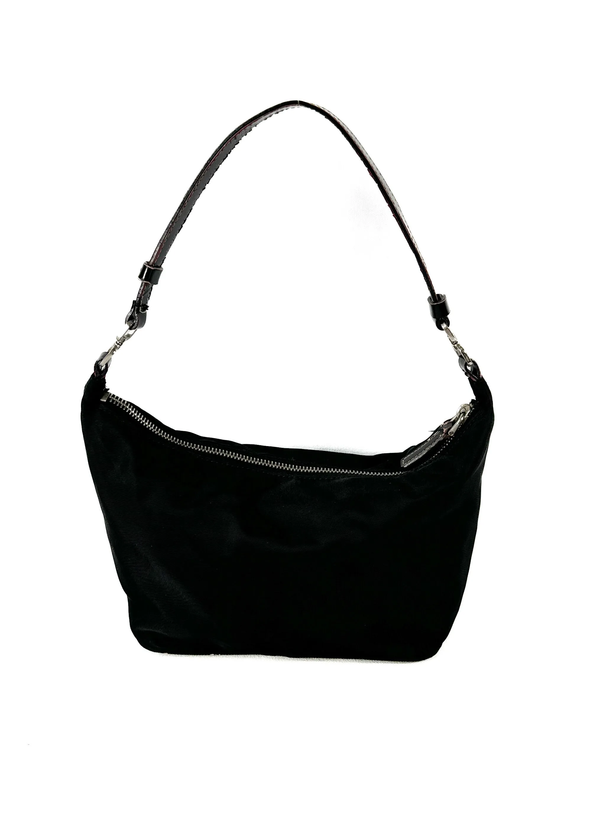 Prada black mini nylon shoulder bag **as is**