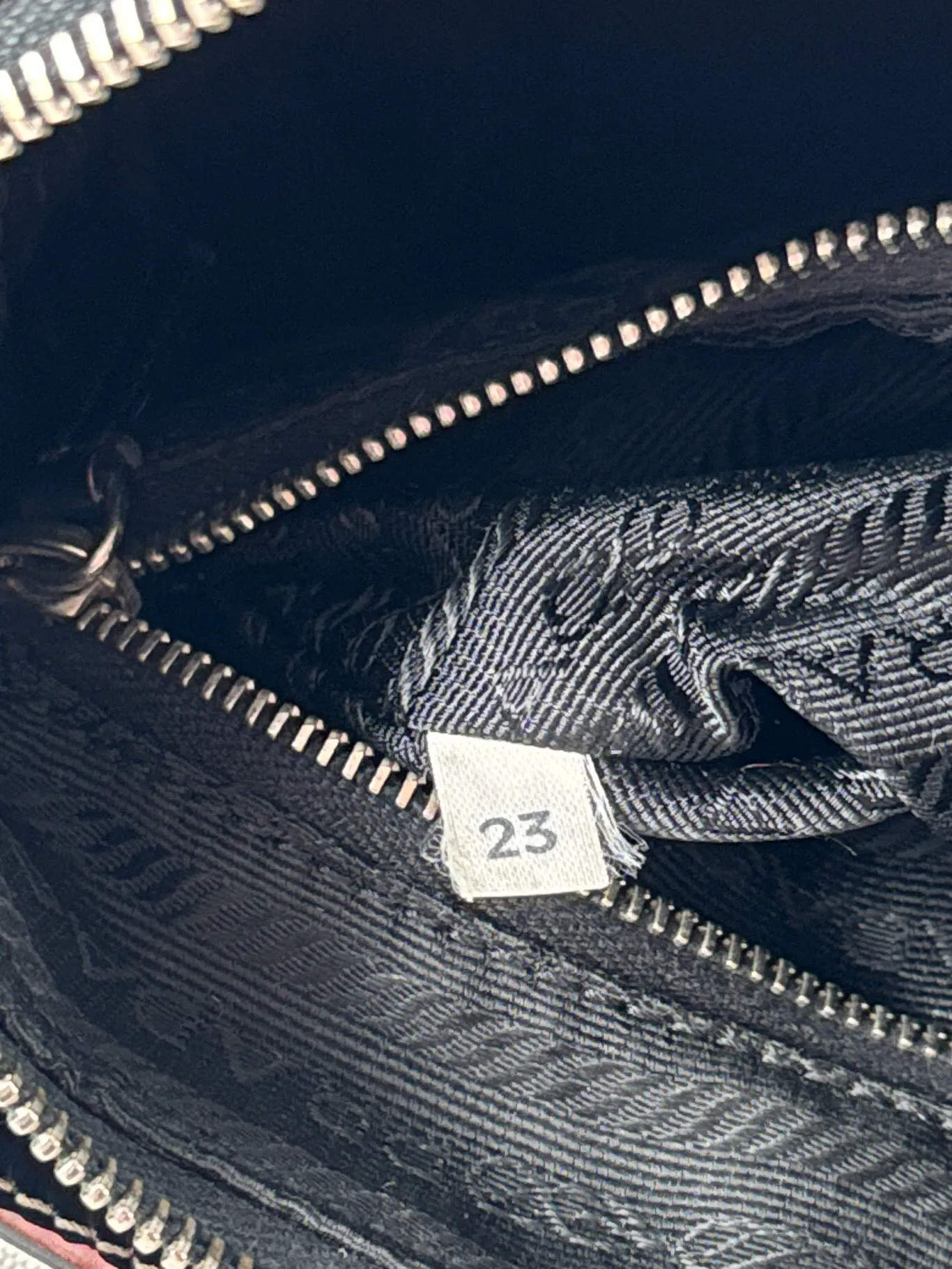 Prada black mini nylon shoulder bag **as is**