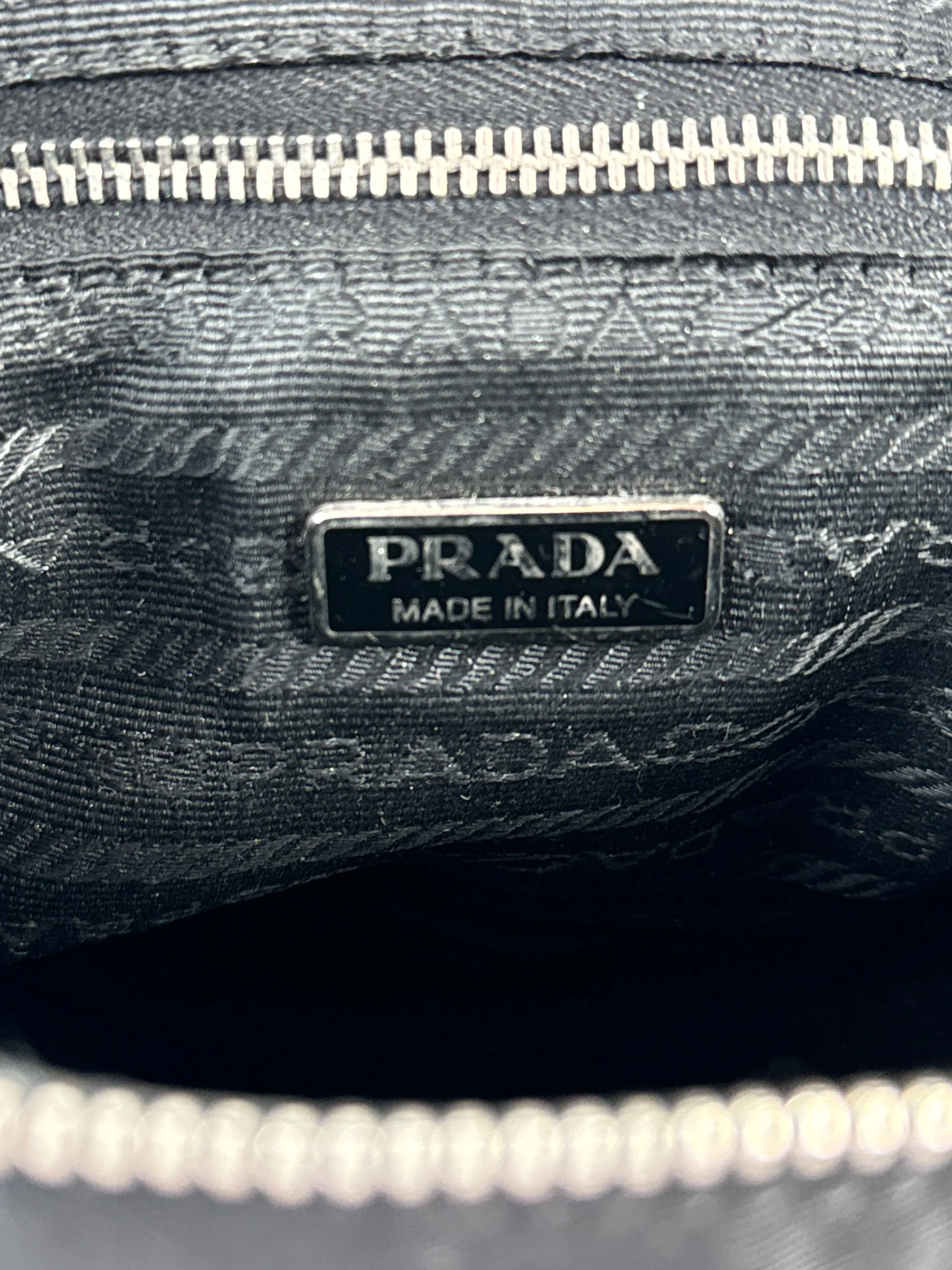 Prada black mini nylon shoulder bag **as is**