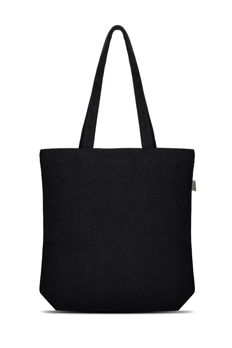 Premium Cotton Canvas Tote Bag- Emotional Baggage Black