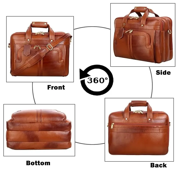 Premium Leather Office & Messenger Bag LB003