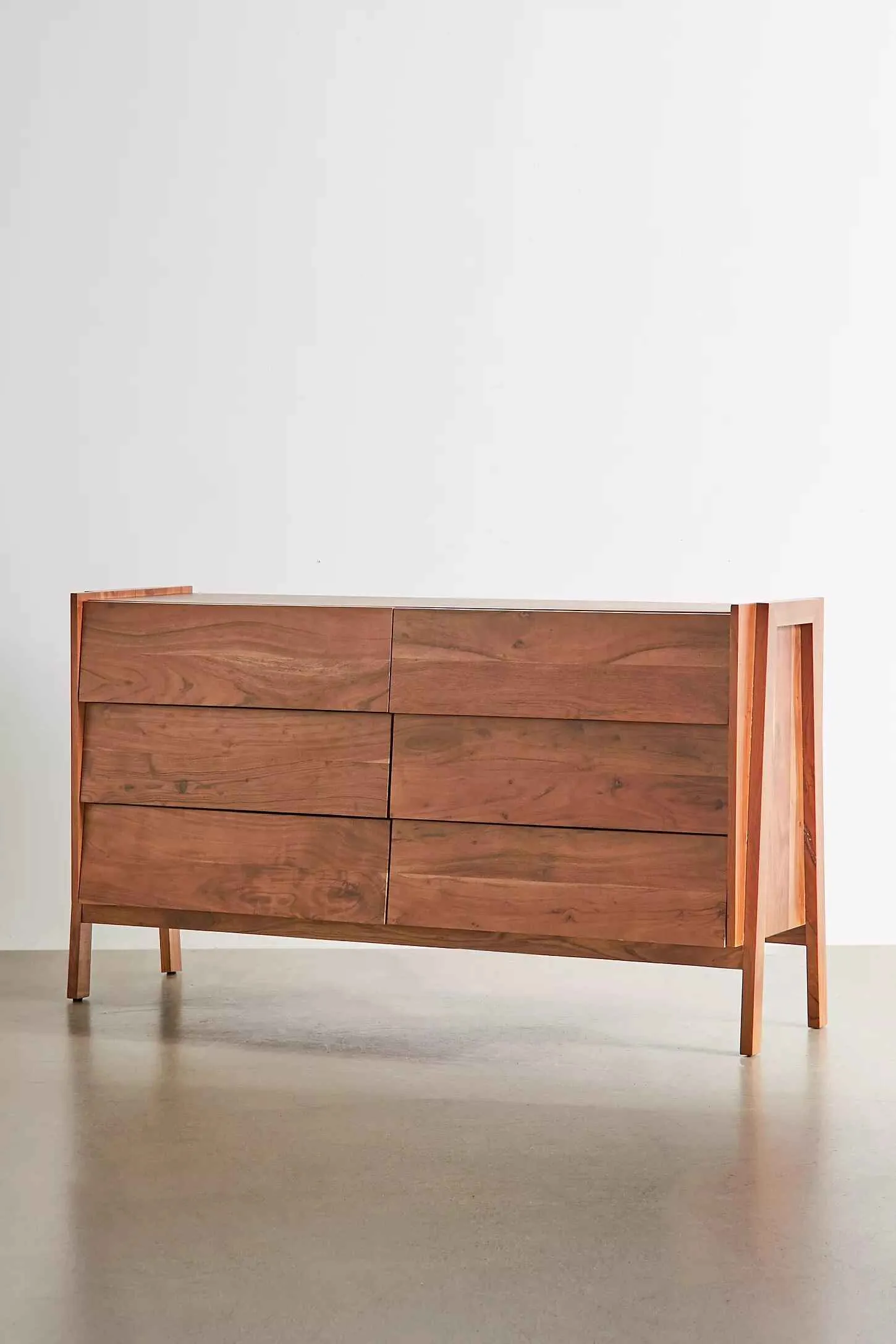 Shakina 6-Drawer Dresser | Chest of Drawers | Acacia Wood