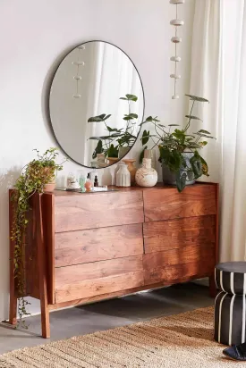 Shakina 6-Drawer Dresser | Chest of Drawers | Acacia Wood