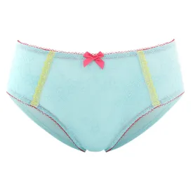 Skye Aqua Blue Brief Panty - Cleo