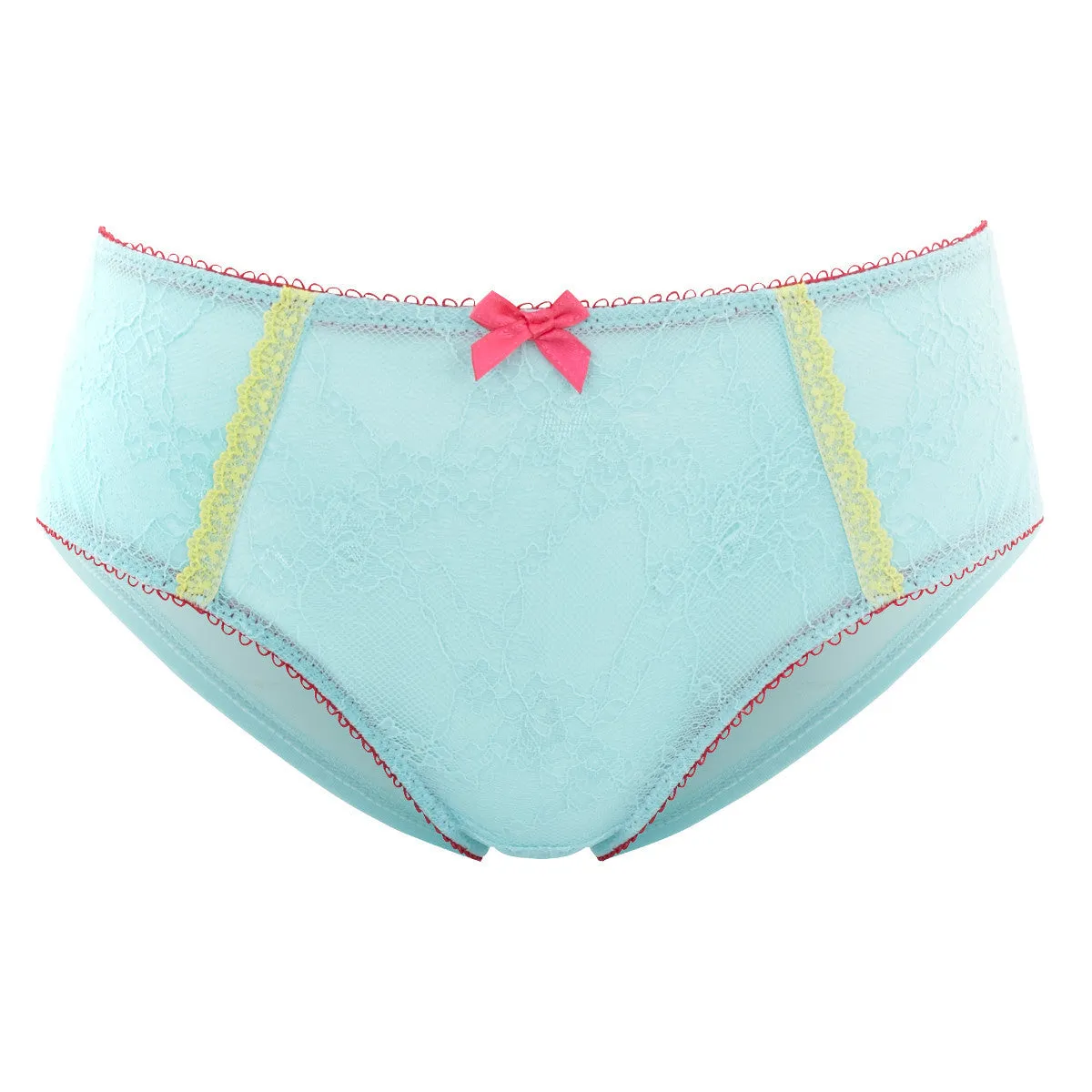 Skye Aqua Blue Brief Panty - Cleo