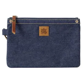 STS Blue Bayou Denim Wristlet