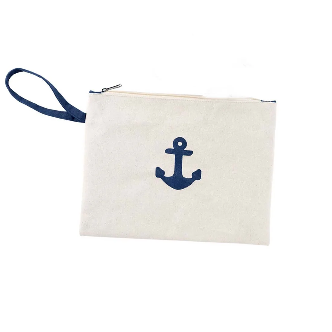 Summer Canvas Zip Pouch Accessory Bag