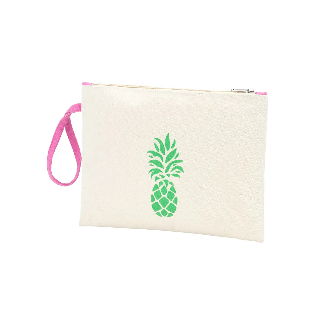 Summer Canvas Zip Pouch Accessory Bag