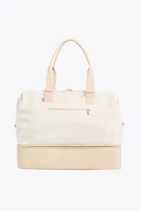 The Convertible Weekender in Beige