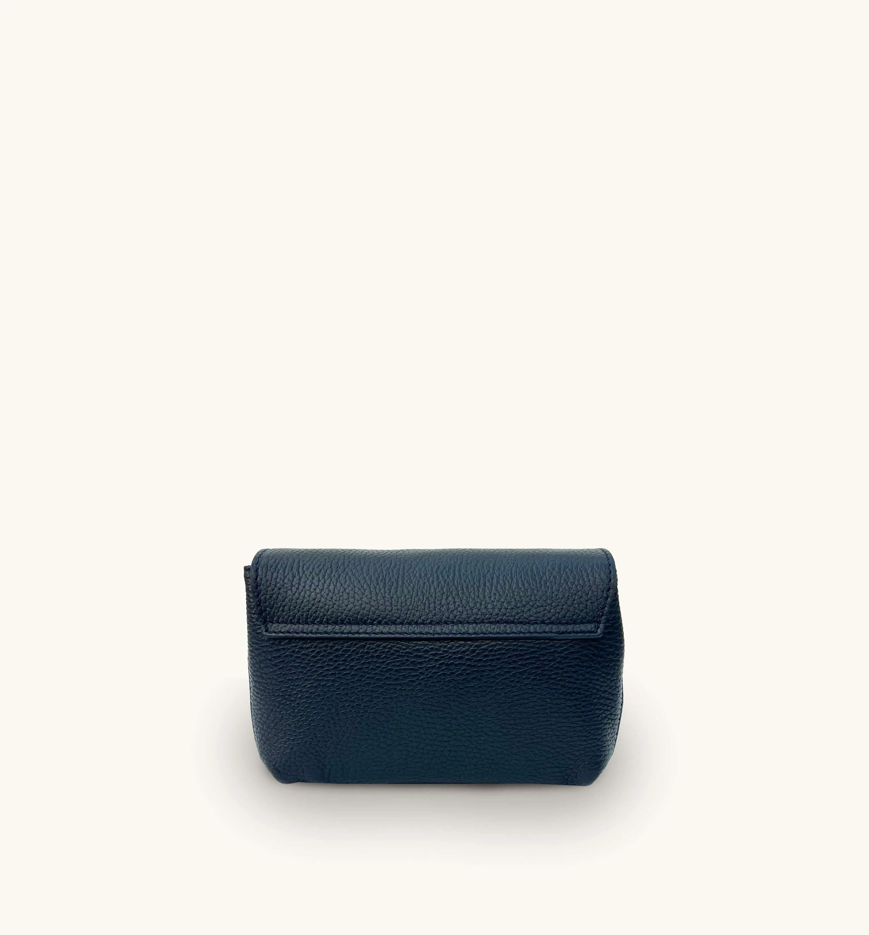 The Maddie Navy Leather Bag