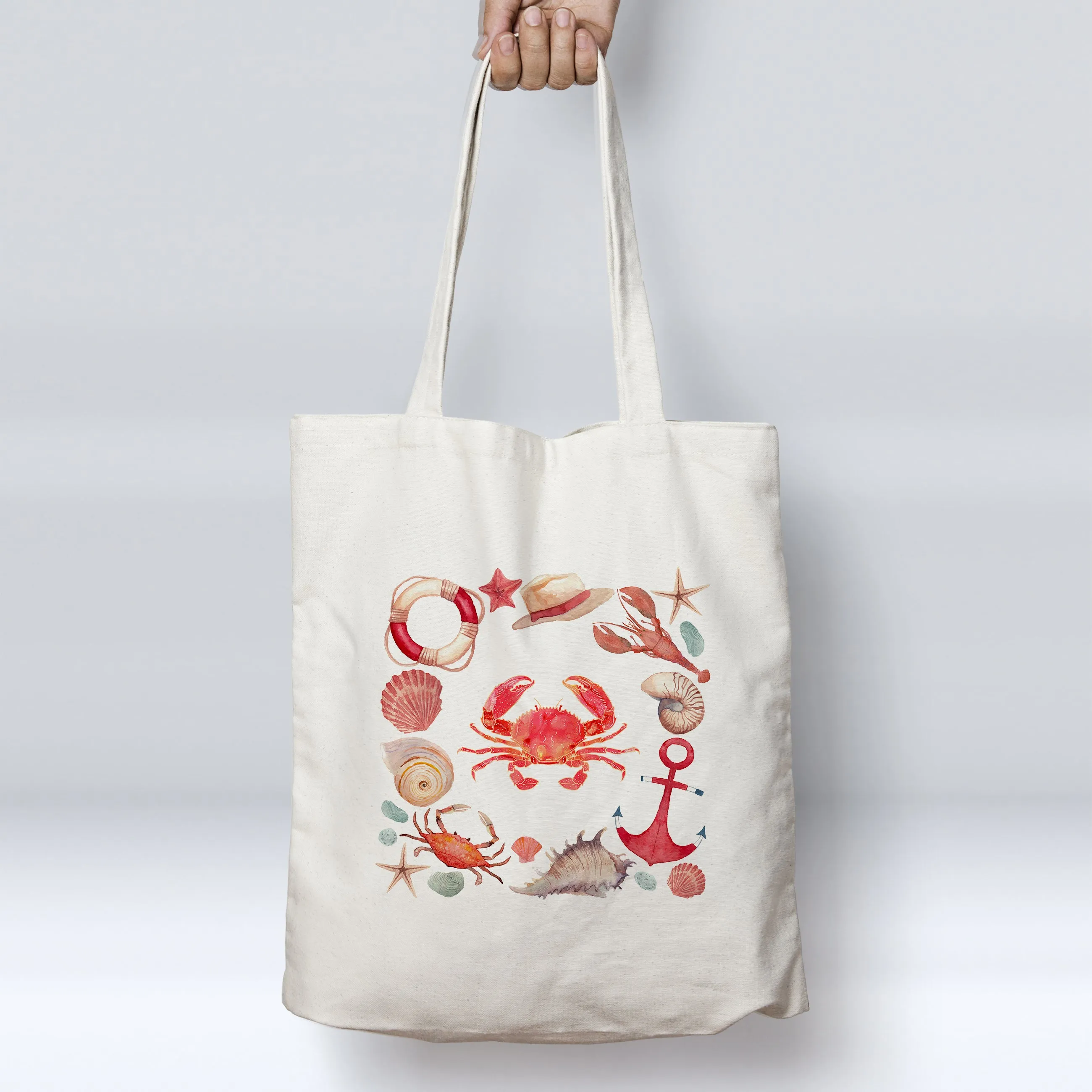 The Red Crab Beach Tote