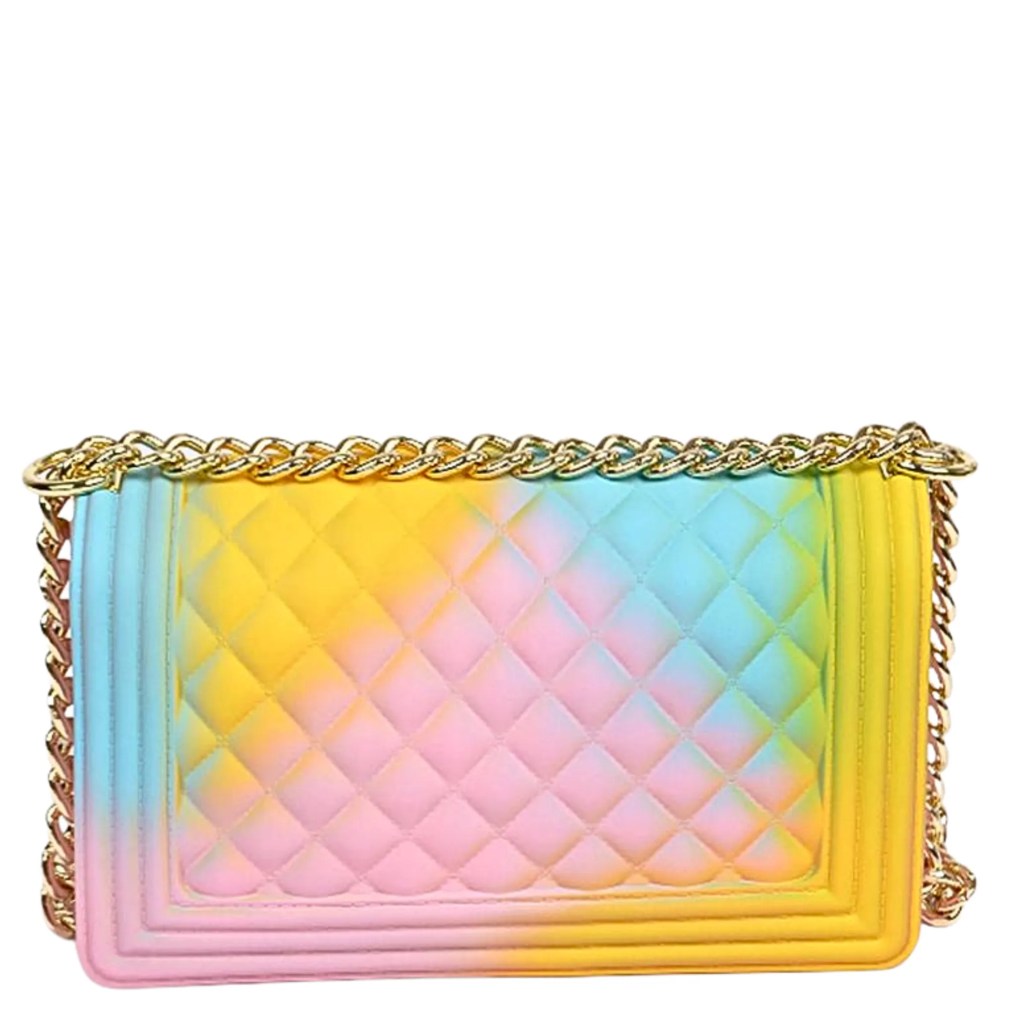 Tie Dye Jelly Embossed Square Crossbody