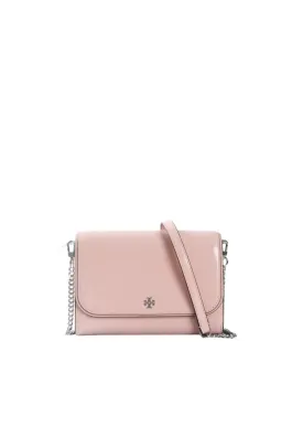 Tory Burch Emerson Crossbody Chain In Clay Pink 139427