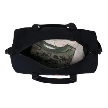 U.S. Flag Canvas Shoulder Duffle Bag