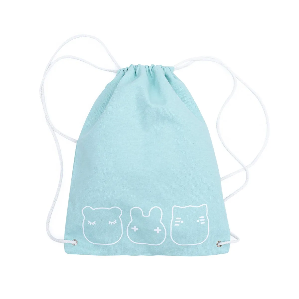 We Might Be Tiny Drawstring Bag - Sage